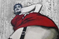 Michaela Bischoff - Lady in Red - Reliefbild