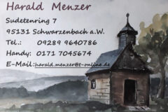 Harald Menzer - Kapelle und Adresse
